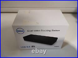 Dell D1000 USB 3.0 Full HD Dual Video Docking Station Dock New in Opened Box