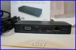 Dell D1000 USB 3.0 Full HD Dual Video Docking Station Universal Dock 452-BBZI
