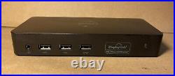 Dell D3100 DisplayLink 4K USBC Dock 65W Power Supply and Cables -Ref