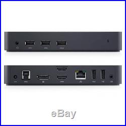Dell D3100 USB 3.0 UHD 4K Triple Video Port Replicator Docking Station