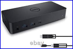 Dell D6000 130w Dock Docking Station Usb-c Hdmi Dual Dp Black New Condition