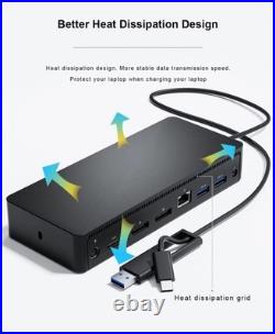 Dell D6000 Docking Station with Adapter and Power Cable Dell D6000 Docking Station with Adapter and Power Cable