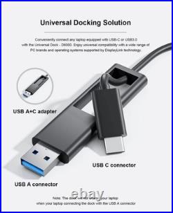 Dell D6000 Docking Station with Adapter and Power Cable Dell D6000 Docking Station with Adapter and Power Cable