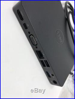 Dell Dock 130W WD15 USB-C Docking Station AC Adapter HDMI DisplayPort