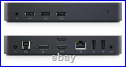 Dell USB 3.0 Ultra HD/4K Triple Display Docking Station D3100 Dock BRAND NEW