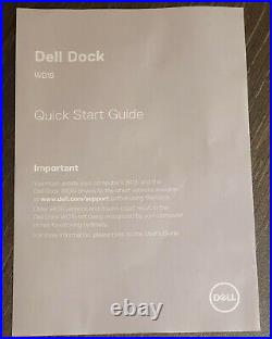 Dell USB-C WD19 130 Watt Docking Station Black