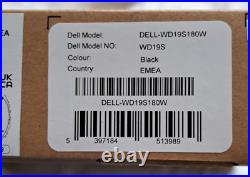 Dell WD19S 180W AC Docking Station Never used, Unopened Sealed Box! NEW