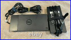 Dell WD19TB USB Type-C Docking Station Model K20A with 130W AC Adapter Black