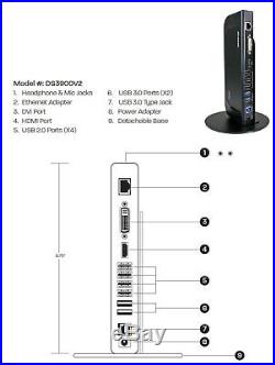 Diamond Multimedia Ultra Dock Dual Video USB 3.0/2.0 Universal Docking Station