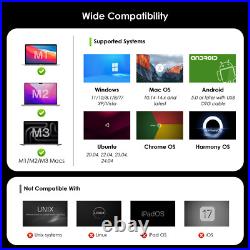 DisplayLink Docking Station USB C Dock 3 Monitors 3HDMI 2DP RJ45 Audio/Mic 15in1 DisplayLink Docking Station USB C Dock 3 Monitors 3HDMI 2DP RJ45 Audio/Mic 15in1