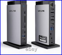 Displaylink Laptop Docking Station with 3 HDMI USB C Dock Triple 4K+Dual 2K Displaylink Laptop Docking Station with 3 HDMI USB C Dock Triple 4K+Dual 2K