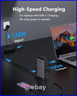 Displaylink Laptop Docking Station with 3 HDMI USB C Dock Triple 4K+Dual 2K Displaylink Laptop Docking Station with 3 HDMI USB C Dock Triple 4K+Dual 2K