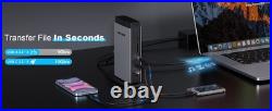 Displaylink Laptop Docking Station with 3 HDMI USB C Dock Triple 4K+Dual 2K Displaylink Laptop Docking Station with 3 HDMI USB C Dock Triple 4K+Dual 2K