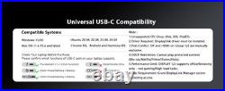 Displaylink Laptop Docking Station with 3 HDMI USB C Dock Triple 4K+Dual 2K Displaylink Laptop Docking Station with 3 HDMI USB C Dock Triple 4K+Dual 2K