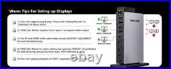 Displaylink Laptop Docking Station with 3 HDMI USB C Dock Triple 4K+Dual 2K Displaylink Laptop Docking Station with 3 HDMI USB C Dock Triple 4K+Dual 2K