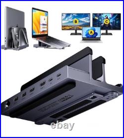 Docking Station Dual Monitor. 7 in 1 USB C Dock Stand with Dual HDMI