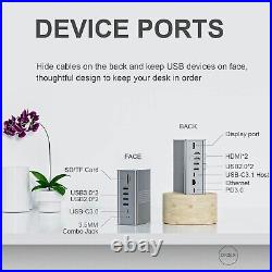Dolovo DC009-AL USB C 5K Display Universal Laptop Docking Station inc Warranty