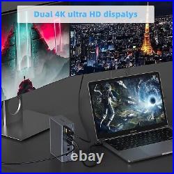 Dolovo Thunderbolt 3 Docking Station Dual 4K 16 in 1 Universal Laptop Dock Dolovo Thunderbolt 3 Docking Station Dual 4K 16 in 1 Universal Laptop Dock