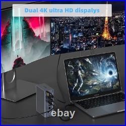 Dolovo Thunderbolt 3 Docking Station Dual 4K 16 in 1 Universal Laptop Dock Dolovo Thunderbolt 3 Docking Station Dual 4K 16 in 1 Universal Laptop Dock