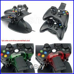 Dual Usb Charger Docking Station Charging Stand For Xbox 360 Wireless Controller