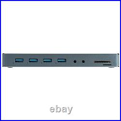 ElectriQ 4K Triple Monitor USB Docking Station eiQ-4K3XUSBPROHUB