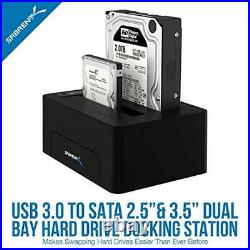 External Hard Drive Docking Station with Cloner Duplicator Function USB To SATA
