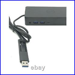 Genuine Dell D6000 USB 3.0 UHD 4k Universal Docking Station AC Adapter WithP. Cord