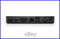 Genuine Dell WD15 + 180 Watt Power Adapter USB C 4K Laptop Docking Station 9VHJ7