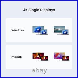 H1E USB C Docking Station with AI Voice Recorder Transcription & Summarization