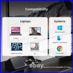 H1E USB C Docking Station with AI Voice Recorder Transcription & Summarization