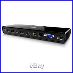 HP 2005PR USB 2.0 Port Replicator Docking Station HDMI Display Port Notebook USB