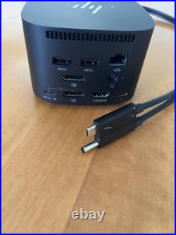 HP 280W Thunderbolt Combo Dock G4 Black incl PSU Charger and cable HP 280W Thunderbolt Combo Dock G4 Black incl PSU Charger and cable
