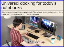 HP Dock USB-C 120W G5 (5TW10AA#ABU) Black, Brand New HP Dock USB-C 120W G5 (5TW10AA#ABU) Black, Brand New