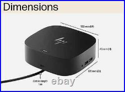 HP G5 Essential Dock USB-C Docking Station Black