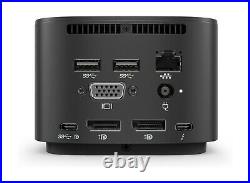 HP Thunderbolt Dock 120W G2 Dockingstation USB-C / Schwarz Mit Netzteil