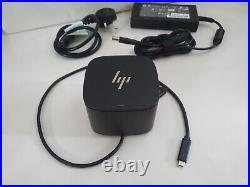 HP Thunderbolt Dock 120W G2 USB-C with UK PSU and Plug, Black