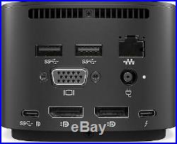 HP Thunderbolt Dock G2 120W Docking Station, USB 3.0 (3.1 Gen 1) Type-C Black