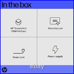 HP Thunderbolt G4 Docking station HDMI, USB-C 4J0A2AA#ABU BEST PRICE ON EBAY