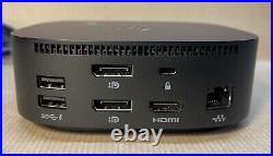 HP USB-C Dock G2 4K HSN-IX02 Docking station DisplayPort USB 3.0 120w PSU