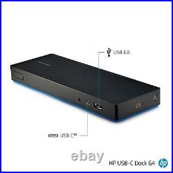 HP USB-C Dock G4 Docking Station HDMI DisplayPort 3FF69AA L13899-001 Warranty