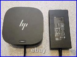 HP USB-C Dock G5 HSN-IX02 & 120W PSU. Tested & Working. P/N 5YH26AV, L64086-001