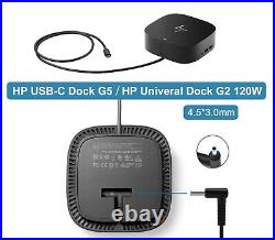 HP USB-C Dock G5 L61609-001 With Original 120W PSU Thunderbolt docking station