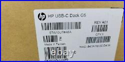 HP USB-C Dock G5 P/N 5TW10AA#ABA Brand New, (Open Box)