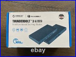 High End Thunderbolt 3 Multifunctional Dock 8K, Dual Nvme, 40Gbps Orico TB3-S2