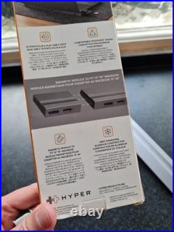 HyperDrive Docking Station USB-C Hub for MacBooks (13-16) Triple 4K HDMI