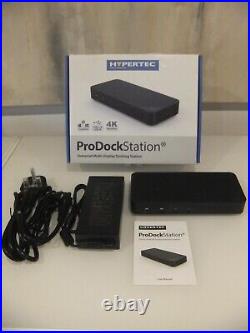 Hypertec ProDockStation Universal Multi-Display Docking Station HYP-USBCAPD-S