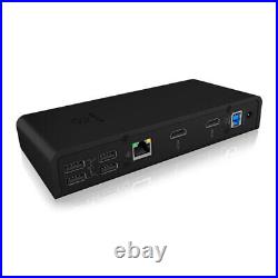 ICY BOX IB-DK2251AC 11-in-1 Notebook Docking Station, 6x USB Type-A, USB Type-B/