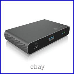 ICY BOX IB-HUB801-TB4 Thunderbolt 4 Docking Sation, 3x Thunderbolt 4 HUB, 1x USB