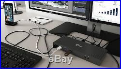 I-tec USB 3.0 / USB-C 5K Universal Dual Display Docking Station CADUAL4KDOCKUK