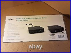 I-tec USB-C Docking Station 2x4K 2x DisplayPort 1x USB-C 3x USB 3.0 2x USB 2.0